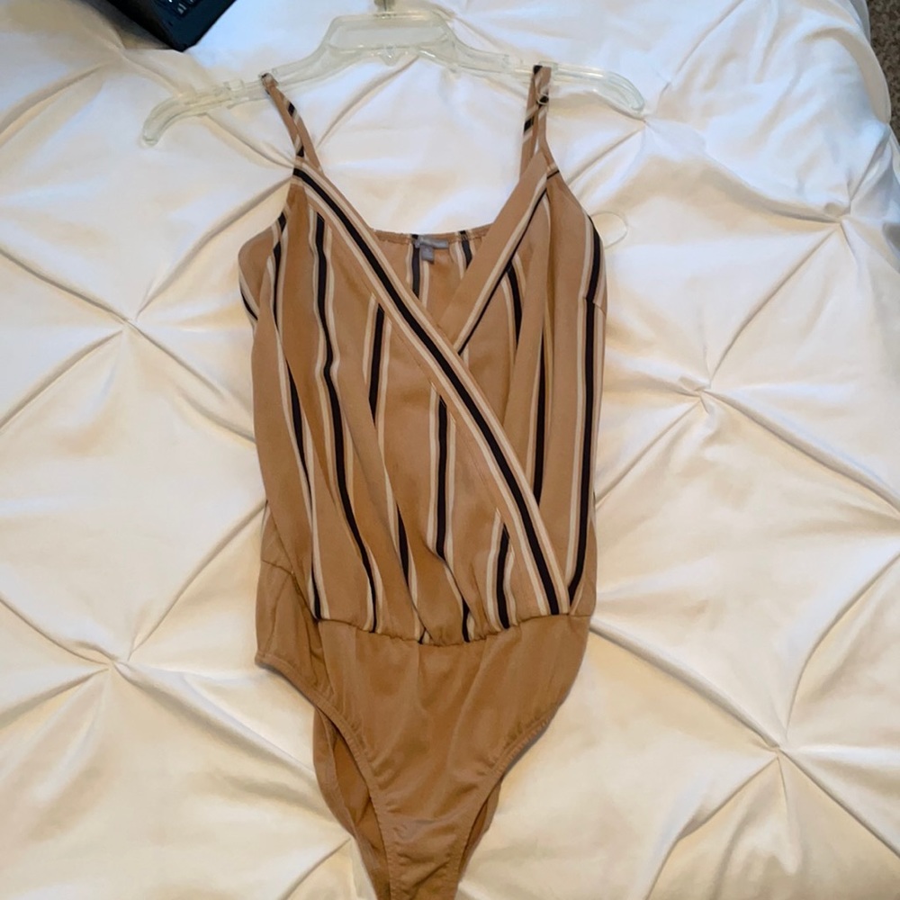 Striped bodysuit